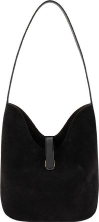 Vince Medium Eris Suede Bucket Bag in Black at Nordstrom