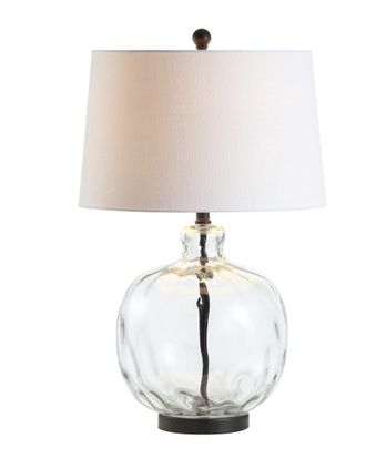 Jonathan Y Designs Jonathan Y Rae 26.5In Glass Metal Led Table Lamp