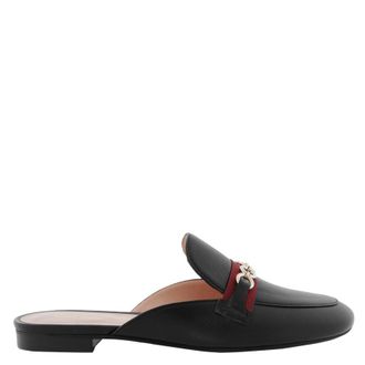 Bally Christiana Leather Slippers, Brand Size 35 ( US Size 4.5 )