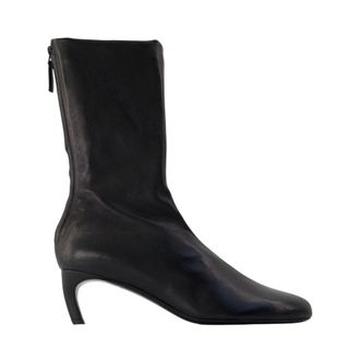 Victoria Beckham Harlow Mid Boot 55 - Dames - Schoenen - Zwart - Maat: 38 EU Leer