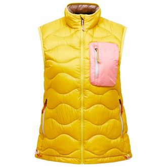 Peak Performance Helium Utility Down Vest Daunengilet f&uuml;r Damen | gelb