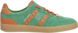 Philipp Plein Retro Rebel Sneakers - unisex - Sneakers - Groen - 38 EU - Leer - Schoenen