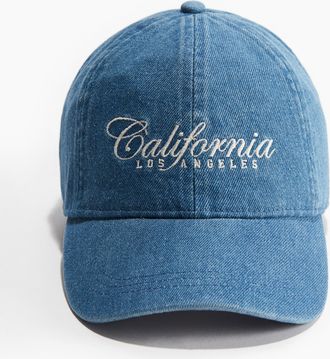 H&M Jeanscap mit Stickerei - Blue