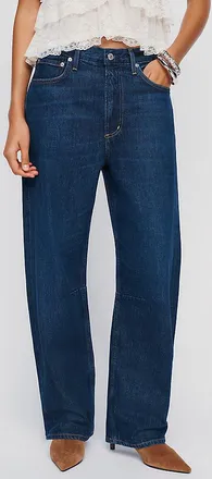 Citizens Of Humanity Miro Long Mid-Rise Tapered Jeans