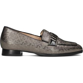 Hassia Gouden Loafers voor Dames - Dames - Loafers - Grijs - 38 1/2 EU - Leer - Schoenen