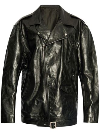Rick Owens Giacca biker - Nero