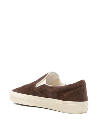 Tom Ford Suede Slip-On Sneakers