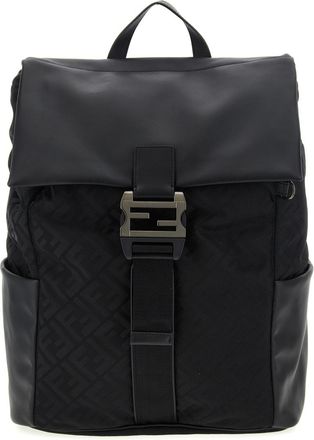 Fendi Black Flux Backpack
