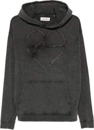 Carne Bollente Heartbreaker Frayed-detail Hoodie