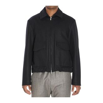 Barena Capospalla Magan Jacket - Heren - Bomber jackets - Zwart - XL - Wol - Jassen