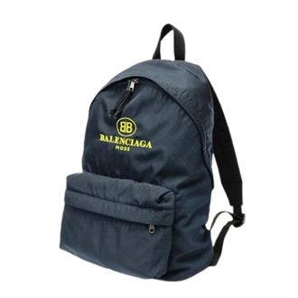 Balenciaga Pre-owned Backpacks, unisex, Blue, Size: ONE SIZE Pre-owned Vintage Nylon Backpack