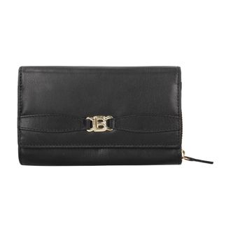 Laura Biagiotti Cartera Compacta de Cuero - Accessories - Mujer - Negro - ONE SIZE