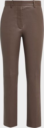 Joseph Coleman Cropped Leather Pants