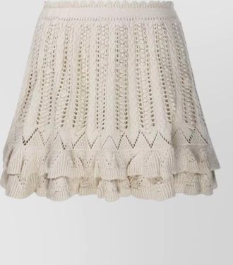 Isabel Marant cotton a-line skirt
