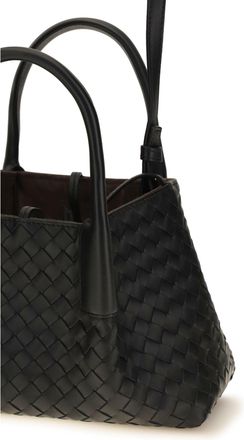 Bottega Veneta Womens Handbag Pinacoteca Black Calf Leather Black-Fondant-M Br Handbags Black/fondant-m Hand Bags