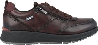 Pikolinos Bruine leren herensneaker - Heren - Sneakers - Bruin - 44 EU - Leer - Schoenen
