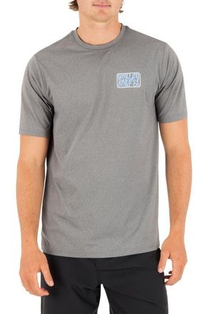 Hurley Hybrid Graphic T-Shirt in Ion Grey Heater at Nordstrom, Size Xx-Large
