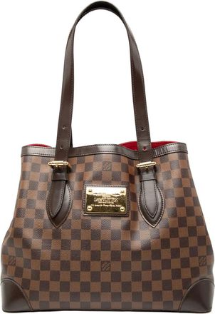 Louis Vuitton 2003-2010 Damier Ebene Hampstead MM shopper - Bruin