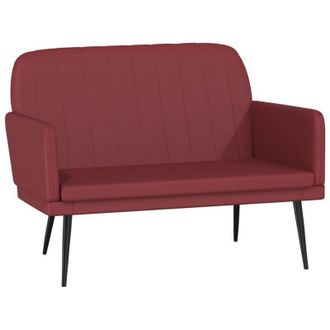 vidaXL Panca Rosso Vino 107x80x81 cm in Similpelle vidaXL