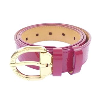 Louis Vuitton Pre-owned Vernis Belt - female - Louis Vuitton Vintage - Vintage Belts - Pink - ONE SIZE - Pre-owned