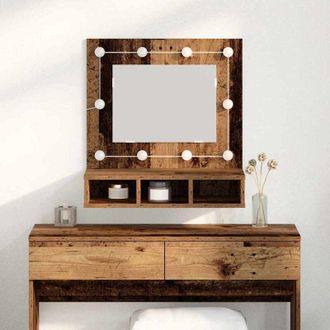 vidaXL Armario De Espejo Con Estante Madera Vieja 62 X 31.5 X 62 Cm Vidaxl