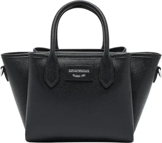Emporio Armani Handbags, female, Black, Size: ONE SIZE Odette Small Tote
