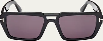 Tom Ford Redford Acetate Aviator Sunglasses