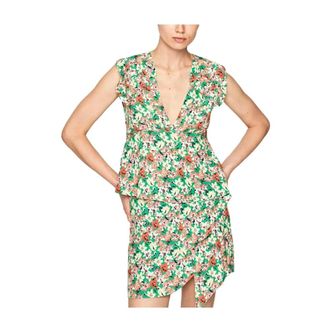 Pepe Jeans London Zomerjurk - Dames - Zomerkleedjes - Groen - S - Kleedjes