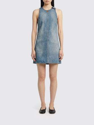 Courr&egrave;ges Cotton Denim Mini Dress
