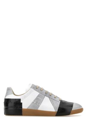 Maison Margiela Multicolor Suede And Leather Replica Sneakers