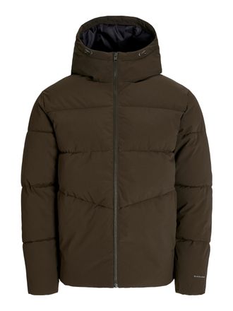 Jack & Jones Steppjacke JACK & JONES JJGLOBAL PUFFER JACKET, Herren, Gr. XS, delicioso, Web, Obermaterial: 100% Polyester, unifarben, regular fit normal, Jacken St