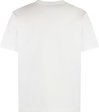 A.P.C. Mens Boxy Petit Vpc Cotton Crew-Neck T-Shirt Ivory T-Shirts And Polos