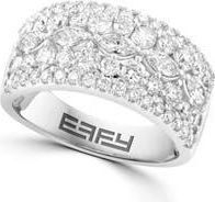 Effy Lab-Grown Diamond Ring in Silver/Diamond at Nordstrom Rack, Size 7