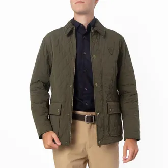 Burberry Quilted Nylon Barn Jacket, Size X-Small