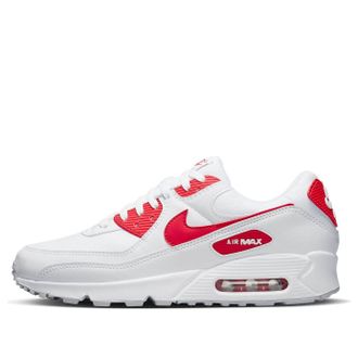 Nike Air Max 90 White University Red DX8966-100