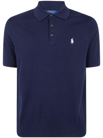 Ralph Lauren Short Sleeves Knit Polo Neck Sweater