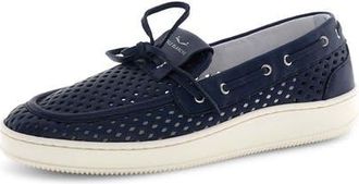 Voile Blanche Olivia Wind Boat Shoe in Navy at Nordstrom, Size 12Us