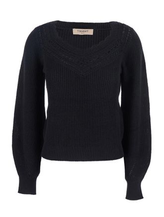 Twin-Set Pullover Schwarz