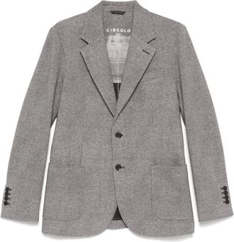 Circolo 1901 Fleece Blazer - male - Circolo 1901 - Blazers - Gray - M - Jackets