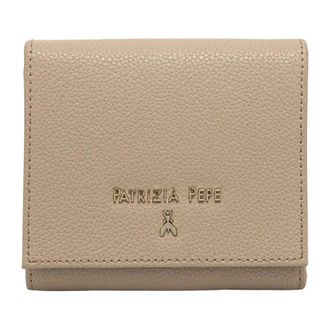 Patrizia Pepe Accessoires, Dames, Beige, ONE Size, Leer, Kleine Portemonnee