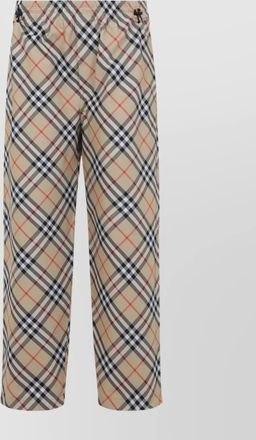 Burberry flap pocket cargo pants