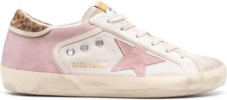 Golden Goose star-motif low-top sneakers - women - Calf Leather/Calf Suede/Rubber/Fabric/Fabric - 39 - Neutrals