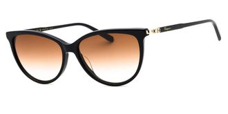 Ferragamo SF2870SCP 433 Womens Sunglasses Blue Size 55