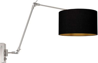 Steinhauer Aplique De Pared - Prestige Chic - Acero - Lino - Steinhauer