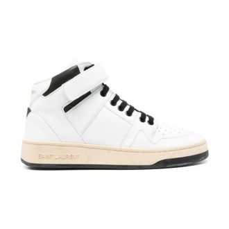 Saint Laurent Sneakers, female, White, Size: 8 US Panelled Sneakers with Logo Detail