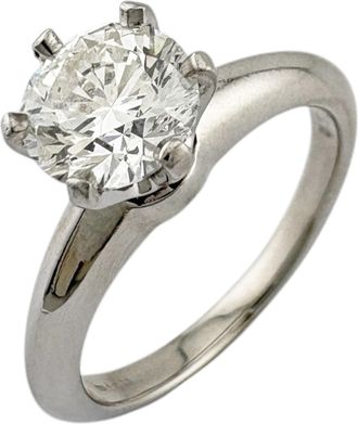 Tiffany & Co. Silver Platinum 950 Band Ring (Pre-Owned)