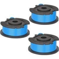 OEM Bobinas De Hilo Compatibles Con La Desbrozadora Greenworks De 24 V G24lt/g24lt25/g24lt28/g24lt30m (3 Piezas - Crezuo)