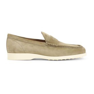 Tod's Tods, Loafers, male, Beige, Size: 10 1/2 US Juta Loafers