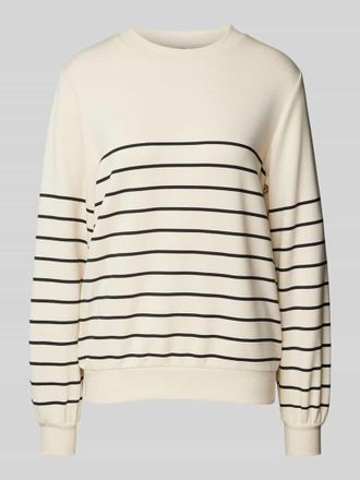 Soyaconcept Sweatshirt mit Rundhalsausschnitt Modell BARNI in Beige, Gr&ouml;&szlig;e XS