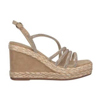 Alma En Pena Wedge With Rhinestone Straps